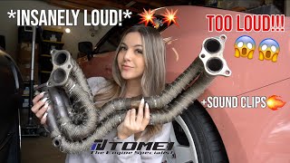 TOMEI UEL HEADERS INSTALL FRSBRZ86 [upl. by Maighdiln823]