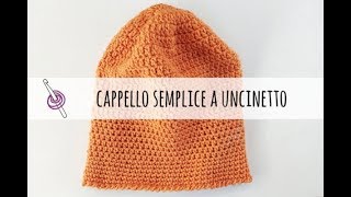 Tutorial uncinetto per cappello semplice [upl. by Shirlie]