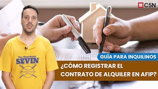 INQUILINOS AGRUPADOS  CÓMO y POR QUÉ REGISTRAR un CONTRATO de ALQUILER en AFIP [upl. by Austina934]