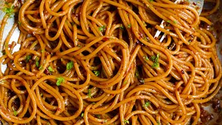 Spicy Spaghetti Pasta Recipe Easy and Delicious Meal [upl. by Heidie964]