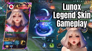 Lunox Legend Skin Divine Goddess  Gameplay ✅ [upl. by Giulia78]