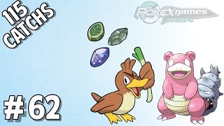 POKEXGAMES 62  Farfetchd e Slowbro  115 Catchs  Recompensas [upl. by Oreves645]