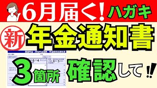 【確認必須！減額注意！】2024年4月改定で年金受給者に届く【年金額改定通知書・振込通知書】で確認するポイント（見方）を解説。 [upl. by Ellerret]