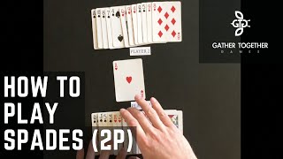 How To Play Spades 2 Player [upl. by Ecienal]