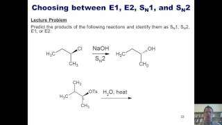 Chapter 9 – Elimination Reactions Part 6 of 8 [upl. by Lucchesi]