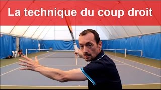 La technique du coup droit au tennis [upl. by Rett505]