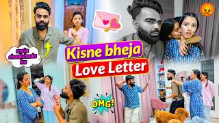 Love Letter Prank on Husband 😮 Hungama ho gaya [upl. by Oyam78]