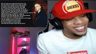 HIT EM UP EMINEM  QUITTER FT D12 REACTION [upl. by Guinevere]