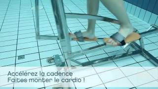 velo elliptique piscine waterflex elly [upl. by Ahsita]