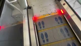 The escalators at the train station at Stansted airport [upl. by Laszlo]