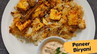 Restaurant Style Zaikedar Paneer Biryani Recipe पनीर बिरयानी Main Course Recipe Ourlittlethings [upl. by Dnarb814]