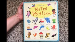 My First Word Book 📚 Usborne Books amp More [upl. by Neitsabes]