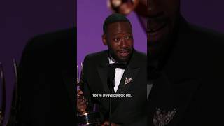 quotI told you I would do it Youve always doubted mequot LamorneMorris accept his 1st Emmy 🤣Shorts [upl. by Ynobe]