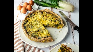 Quiches aux blettes HEALTHY comment faire  Découvre ma recette facile et rapide [upl. by Ainafets]