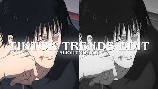 Tiktok Trends Anime Edits Presets  Alight Motion [upl. by Eerot]