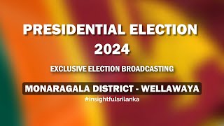 Monaragala District  Wellawaya Polling Division Results  Presidential Election 2024 [upl. by Schafer]