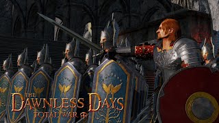 BOROMIR DEFENDS HELMS DEEP  Dawnless Days Total War Multiplayer Siege [upl. by Nylaras]