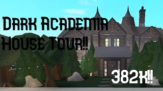 Dark Academia House Tour 382k Build [upl. by Nimajeb]