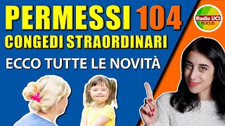 Permessi 104 e congedi straordinari ecco tutte le novità [upl. by Ait679]