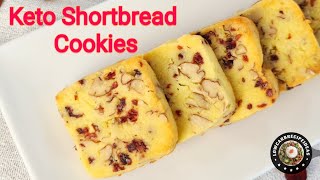 HOW TO MAKE KETO SHORTBREAD COOKIES EGGLESS  SOFT BUTTERY amp DELICIOUS [upl. by Aicire]