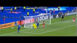 Arnor Ingvi Traustason goal Iceland 2 1 Austria 2016 [upl. by Ellevel]