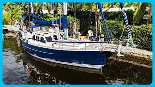 THE BEST 40 Sailboat Ive EVER Seen 4K Tour Learning the Lines [upl. by Mara994]