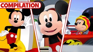 Every Disney Junior Mickey Mouse Theme Song  Clubhouse Funhouse Roadster Racers  disneyjr​ [upl. by Norma]