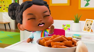 Yes Yes Vegetables Song  Nursery Rhymes amp Kids Songs  Lellobee City Farm [upl. by Gawen]