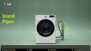 Washing Machine Hose  Installation [upl. by Nerti]