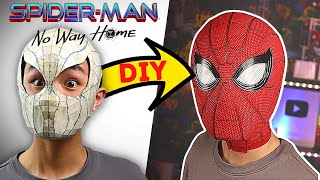 How To Make A SpiderMan Mask From SpiderMan No Way Home [upl. by Shushan552]