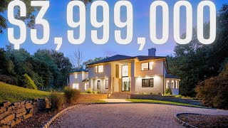 TOURING A 39M ULTRA LUXURY MEGA MANSION IN CRESSKILL NEW JERSEY [upl. by Selene]