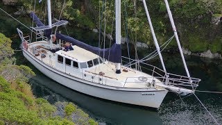 Yacht Windora in the Magellan Strait [upl. by Ojyllek]