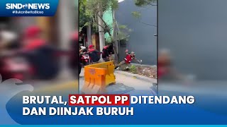 Viral 2 Anggota Satpol PP Diserang Buruh di Surabaya Korban Lapor Polisi [upl. by Caressa819]