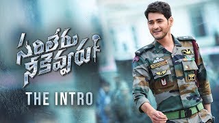 Sarileru Neekevvaru THE INTRO  Super Star Mahesh Babu  Anil Ravipudi  DSP [upl. by Snave]