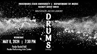 Faculty Artist Series Mackenzie Jacob LaMont Percussion [upl. by Oznofla]