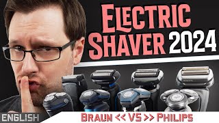 Best Electric Shaver 2024 ► 8 Devices Comparison  Braun VS Philips ✅ Reviews quotMade in Germanyquot [upl. by Yrannav752]