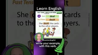 Past Tense of DEAL in English ✅ English Pronunciation of DEALT  Learn English Irregular Verbs [upl. by Yarahs837]