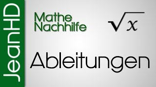 Mathe Nachhilfe  Ableitungen  Ableitungsregeln  Analysis [upl. by Bergquist]