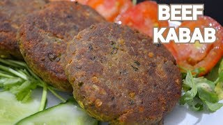 Beef Shami Kabab Recipe by YES I CAN COOK BeefKabab IftarSpecial 2019Ramazan [upl. by Amairam]