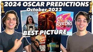 2024 Oscar Predictions  Best Picture  October 2023 [upl. by Brower]