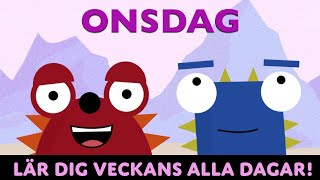 Veckodagarna  Lär Dig Veckans Dagar  Lek med Barnens ABC  Utbildande Barnprogram [upl. by Niala]