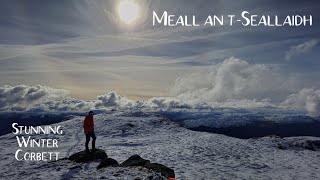 Meall an tSeallaidh Epic Winter Corbett [upl. by Ternan410]