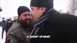 Ukrainian nationalist schismatics seize church and disrespect priest [upl. by Amalita256]