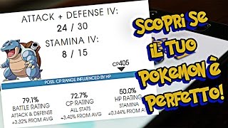 COME CAPIRE SE IL TUO POKEMON E PERFETTO  POKEMON GO TUTORIAL [upl. by Benco584]