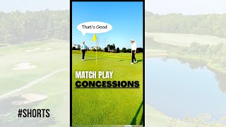 I missed a short putt that was CONCEDED Does it count Match Play Golf Rules [upl. by Ahkihs]