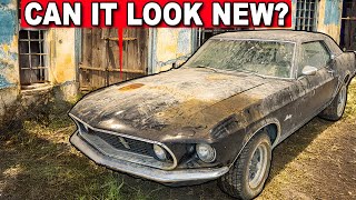 I Found an ABANDONED Mustang From The 60s To Detail [upl. by Whitcher]