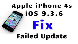 iPhone 4s Wont Update FIX Stuck On Install And Restore [upl. by Jb]