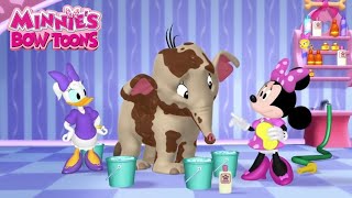 Minnies BowToons S03E06 Primped Up Pachyderm  Disney Junior  Review [upl. by Nitsid]