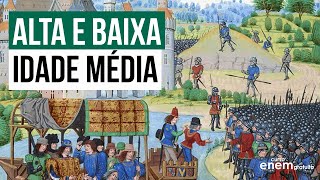 ALTA E BAIXA IDADE MÉDIA clero feudalismo e cruzadas  RESUMO DE HISTÓRIA PARA O ENEM [upl. by Tesil]