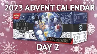 Opening a Pokémon TCG Holiday Calendar 2023 Day 2 [upl. by Noedig228]